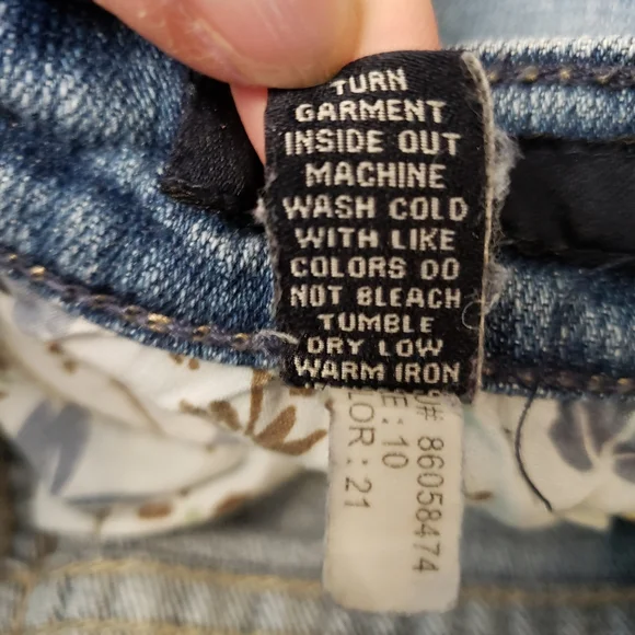 Girls Abercrombie Size 10 Denim Jeans Haley - Picture 4 of 9